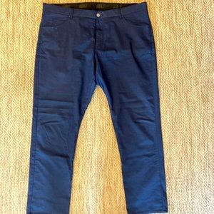 Sz 38x32 Nike Slim Fit Navy Golf Pants